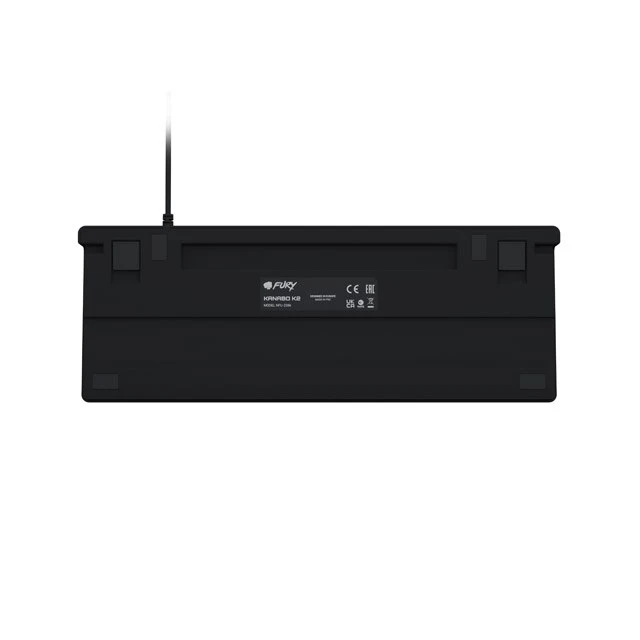 Клавіатура Fury Kanabo K2 ігрова механічна US розкладка White LED Black-Gray (5901969450040)