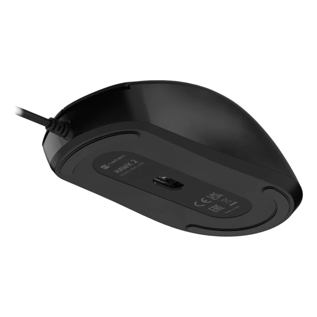 Мышь Natec Hawk 2 лазерная 2400 DPI Black (5901969450057)