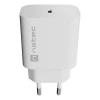 Мережевий зарядний пристрій Natec Ribera 1x USB-C 20W White (5901969450132)