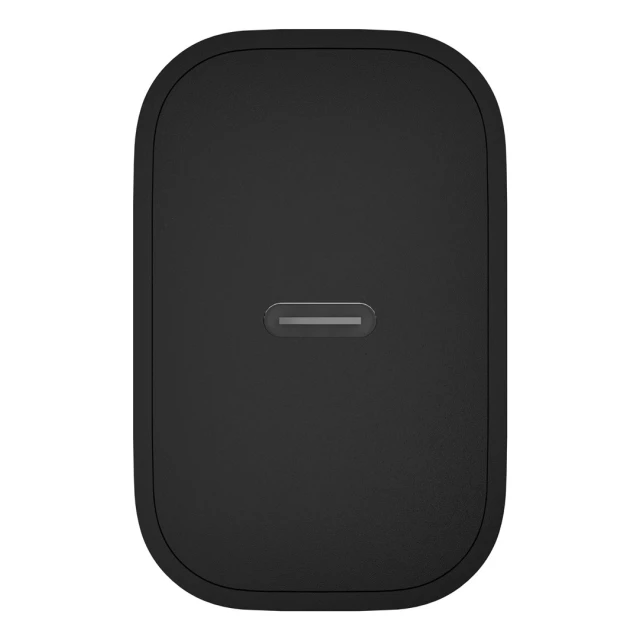 Мережевий зарядний пристрій Natec Ribera 1x USB-C 20 Вт Black (5901969450149)