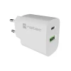 Мережевий зарядний пристрій Natec Ribera USB-A + USB-C (5901969450156)