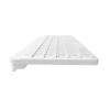 Клавіатура Natec Tang US бездротова Bluetooth + 2.4 GHz безшумна Slim White (5901969450880)