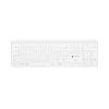 Клавіатура Natec Tang US бездротова Bluetooth + 2.4 GHz безшумна Slim White (5901969450880)