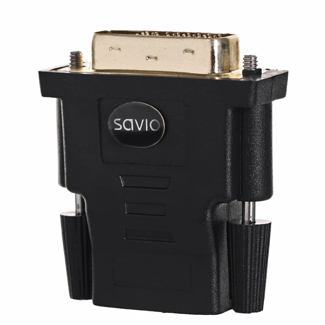 Переходник Savio CL-21 HDMI F – DVI-D M Black (5901986040002)