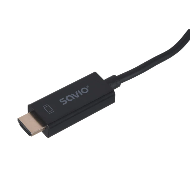 Кабель Savio CL-56 DisplayPort — HDMI 1.5 м Black (5901986040491)