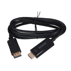Кабель Savio CL-56 DisplayPort — HDMI 1.5 м Black (5901986040491)
