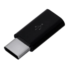 Перехідник Savio AK-31/B Micro USB F - USB Type-C M Black (5901986043805)