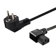 Кабель Savio CL-115 C13 M – Schuko M 1,2 м Black (5901986044109)