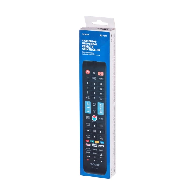 Пульт дистанционного управления Savio RC-09 для телевизоров (5901986044451)