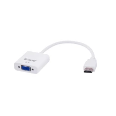 Перехідник Savio CL-27/B HDMI M - VGA F 0.1 м White (5901986044482)