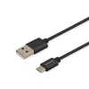 Кабель Savio CL-129 USB Type-C — USB 2.0 Type-A 2 м Black (5901986044628)