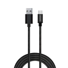 Кабель Savio CL-129 USB Type-C — USB 2.0 Type-A 2 м Black (5901986044628)