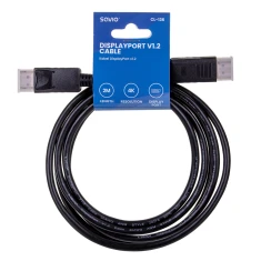Кабель Savio CL-136 DisplayPort — DisplayPort 2 м Black (5901986045366)