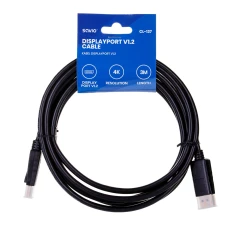 Кабель Savio CL-137 DisplayPort — DisplayPort 3 м Black (5901986045373)