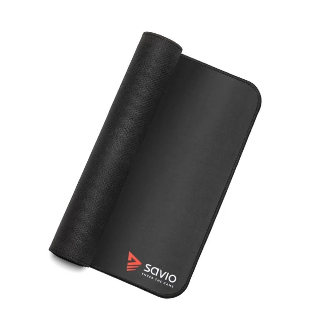 Килимок для миші Savio Gaming Black Edition Turbo Dynamic 250x250x2 мм S Black (5901986046578)