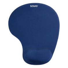 Килимок для миші Savio SAVMP-01NB з гелевою подушкою (5901986046967)