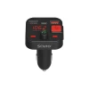FM-трансмітер Savio TR-15 з дисплеєм Bluetooth зарядний пристрій PD USB-C USB-A Quick Charge Bass Boost (5901986047889)