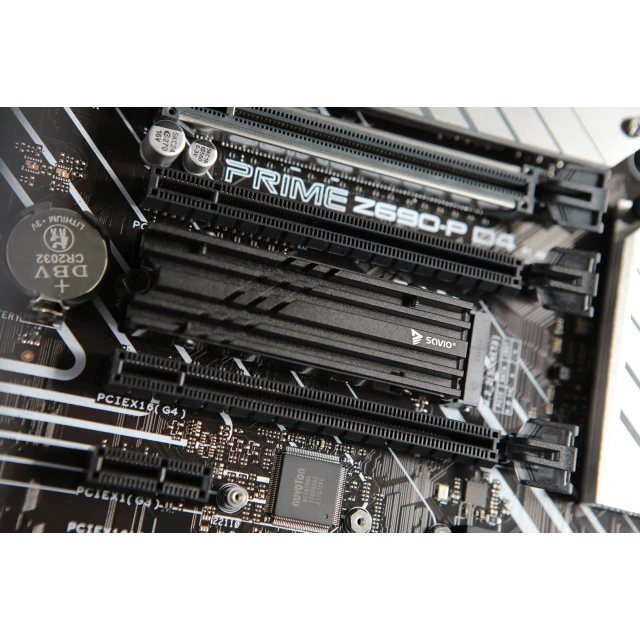 Охолоджувач Savio для SSD AK-60 для M.2 NVMe 2280 (5901986048077)