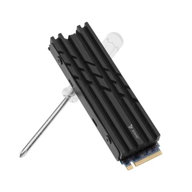 Охолоджувач Savio для SSD AK-60 для M.2 NVMe 2280 (5901986048077)
