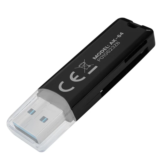 Картрідер Savio AK-64 SD USB 3.0 (5901986048152)