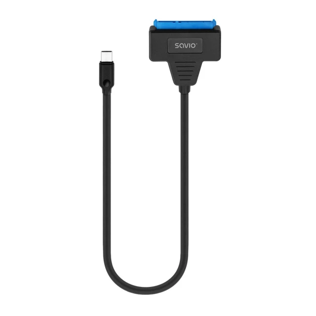 Адаптер Savio USB-C 3.1 Gen 1 (M) — SATA (F) для дисків 2.5