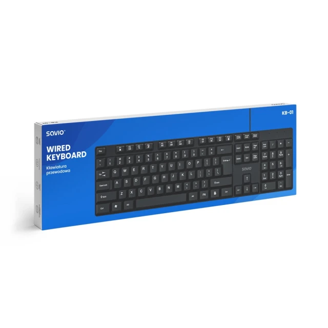 Клавіатура Savio KB-01 (5901986048848)