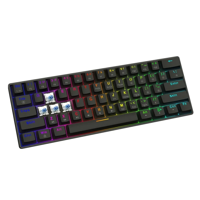 Клавіатура Savio Blackout X2 механічна Outemu Blue Hot Swap (5901986049470)