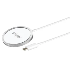 Бездротовий зарядний пристрій Savio LA-11 15W 1м (5901986049548)