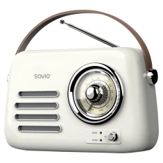 Радіоприймач портативний Savio RS-02 White (5901986049654)