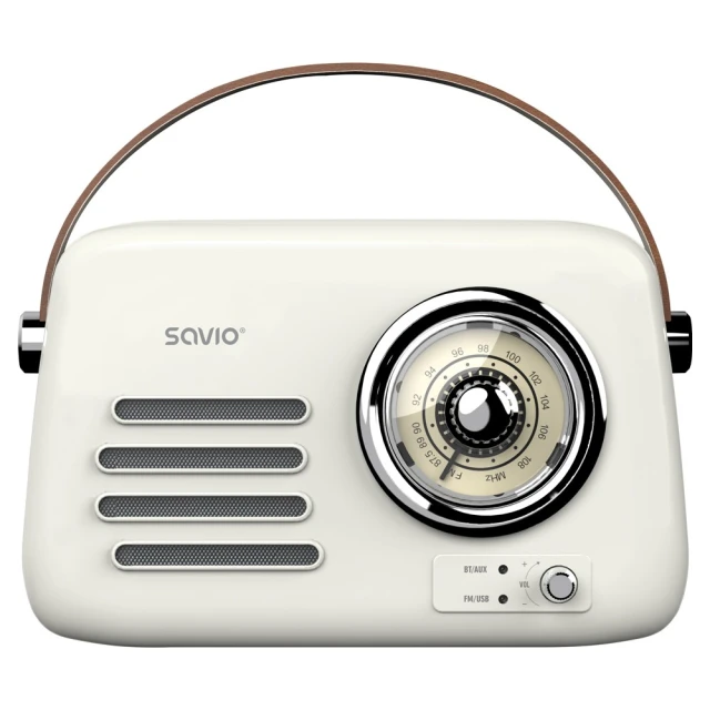 Радіоприймач портативний Savio RS-02 White (5901986049654)