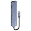 Хаб Savio AK-82 USB-C 7 в 1 (5901986049791)