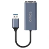 Адаптер Savio AK-83 USB-A – RJ-45 Gigabit Ethernet (5901986049807)
