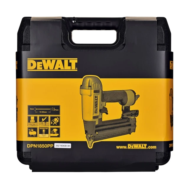 Цвяхозабивний пістолет пневматичний DeWALT DPN1850PP (5902013958574)