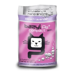 Наповнювач для туалету для котів Celpap Bazyl Ag+ Compact Lavender 20 л (5902020577843)