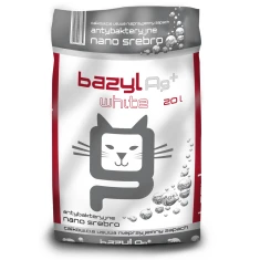 Наповнювач для туалету для котів Celpap Bazyl Ag+ White 20 л (5902020577850)