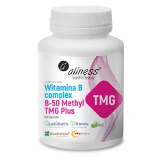 Кормова добавка вітамін Aliness B50 Methyl TMG Plus 100 капсул (5902020901082)