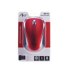 Бездротова комп'ютерна миша ART AM-92 2400 dpi Red (5902115403552)