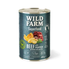 Влажный корм для собак Wild Farm Superfood с говядиной 400 г (5902186093027)