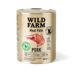 Вологий корм для собак Wild Farm Pate зі свининою 800 г (5902186093096)
