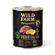 Вологий корм для собак Wild Farm Monoprotein Hypoallergenic з дичиною та картоплею 800 г (5902186093218)
