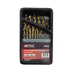 Набір свердел по металу Awtools KOBALT 1-13 мм 25 шт (5902198748120)