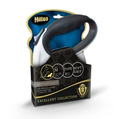 Рулетка-повідець для собак Hilton Smart Dog Tape M до 20 кг 4 м White-Black (5902205065202)