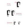 Тримач для комп'ютера Maclean MC-713B Black (5902211104162)