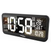Настенные часы Maclean GB214 LCD с датчиком температуры (5902211124191)