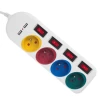 Удлинитель Maclean 4 розетки 2xUSB 2500 Вт 2,1 А White (5902211128731)