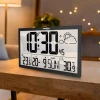 Годинник настінний GreenBlue GB218 LCD з температурою та датою (5902211132059)