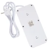 Подовжувач Maclean MCE389 W 6 розеток + 4 x USB 1,5 м 2500 Вт White (5902211141716)