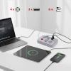 Подовжувач Maclean 4 розетки 3xUSB 3 м 2500 Вт 2,1 А White (5902211141778)