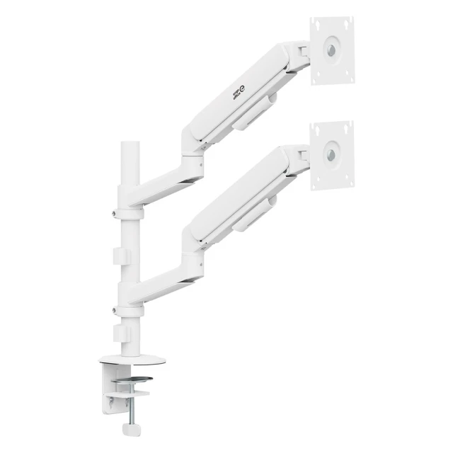 Кронштейн для двох моніторів Ergo Office ER-692 W газовий 17-32