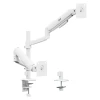 Кронштейн для двох моніторів Ergo Office ER-692 W газовий 17-32